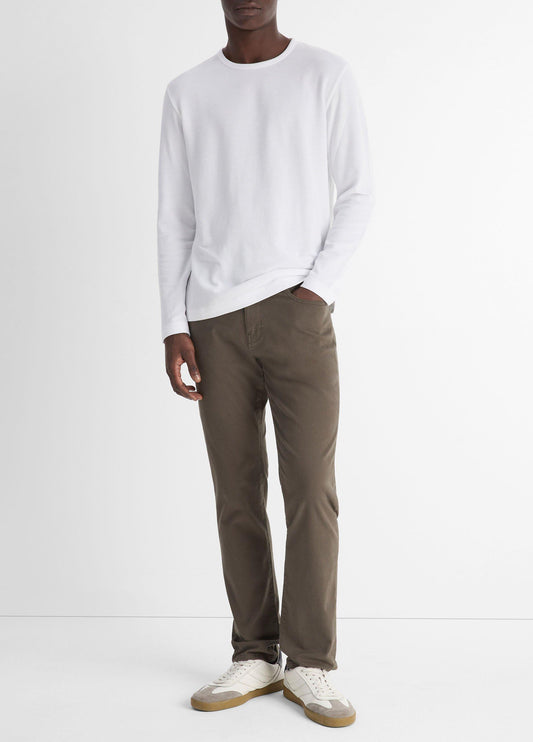 Vince Pima Cotton Piqué Long-Sleeve T-Shirt - Long Sleeve