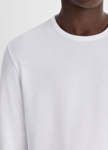 Vince Pima Cotton Piqué Long-Sleeve T-Shirt - Long Sleeve