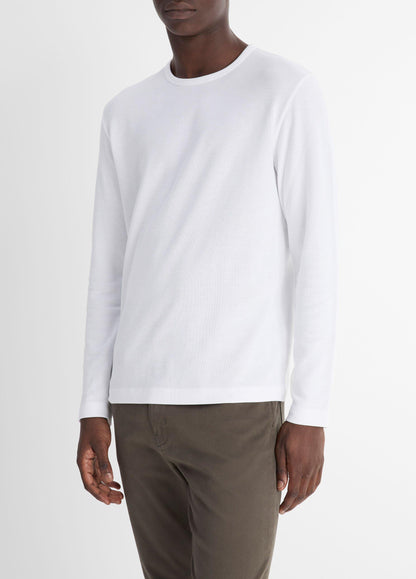 Vince Pima Cotton Piqué Long-Sleeve T-Shirt - Long Sleeve