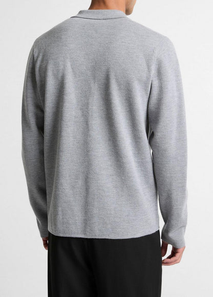 Vince Italian Merino Wool Milano Polo Sweater - Sweaters
