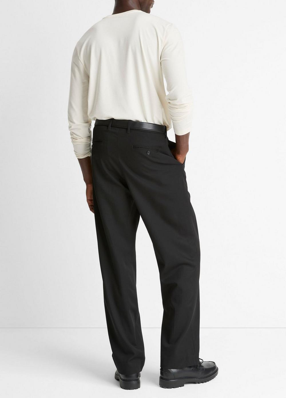Vince Wool Double-Pleat Suiting Trouser - Pants & Shorts