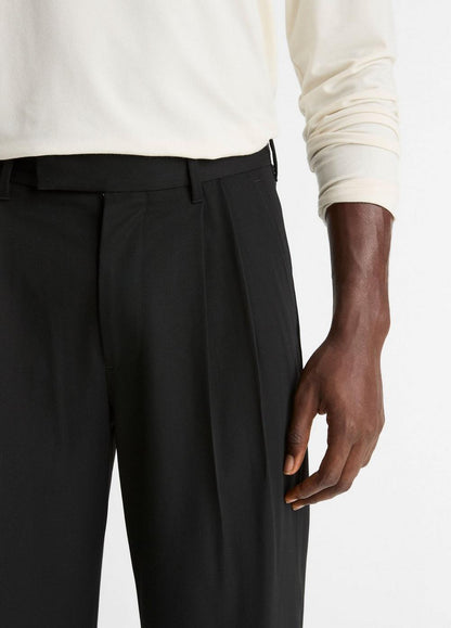 Vince Wool Double-Pleat Suiting Trouser - Pants & Shorts
