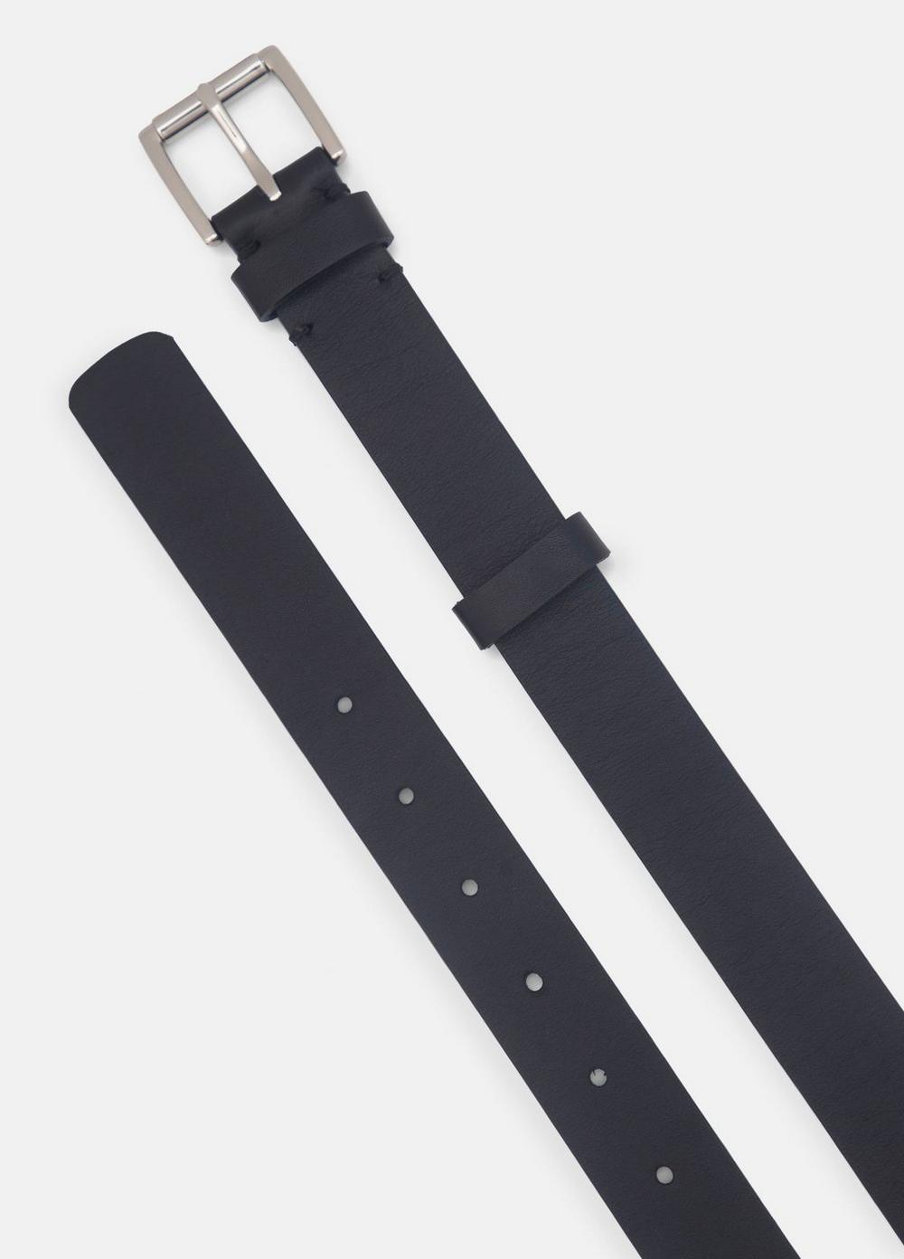 Vince Men's 30mm Leather Double-Loop Belt - Belts