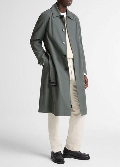 Vince Cotton-Blend Single-Breasted Trench Coat - Jackets & Outerwear