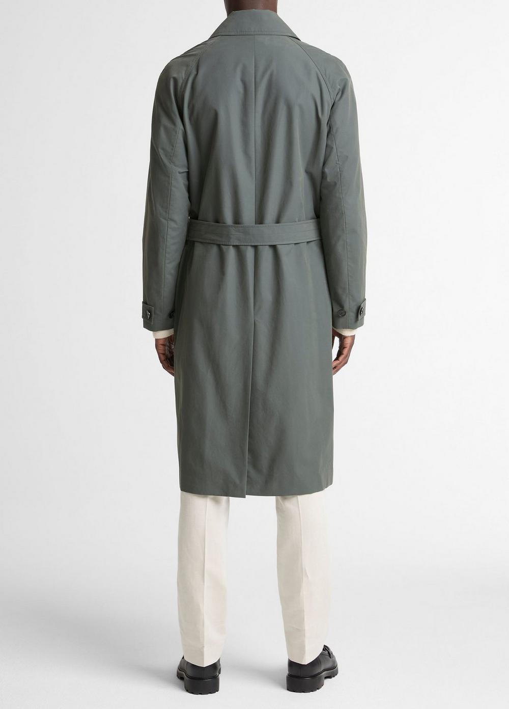 Vince Cotton-Blend Single-Breasted Trench Coat - Jackets & Outerwear