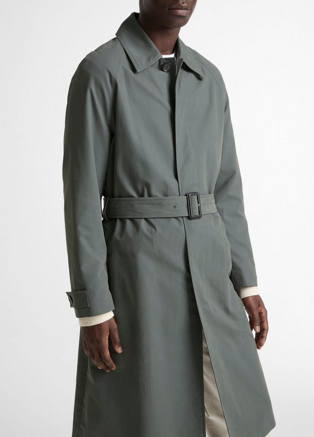 Vince Cotton-Blend Single-Breasted Trench Coat - Jackets & Outerwear