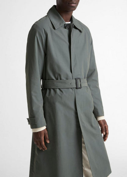 Vince Cotton-Blend Single-Breasted Trench Coat - Jackets & Outerwear