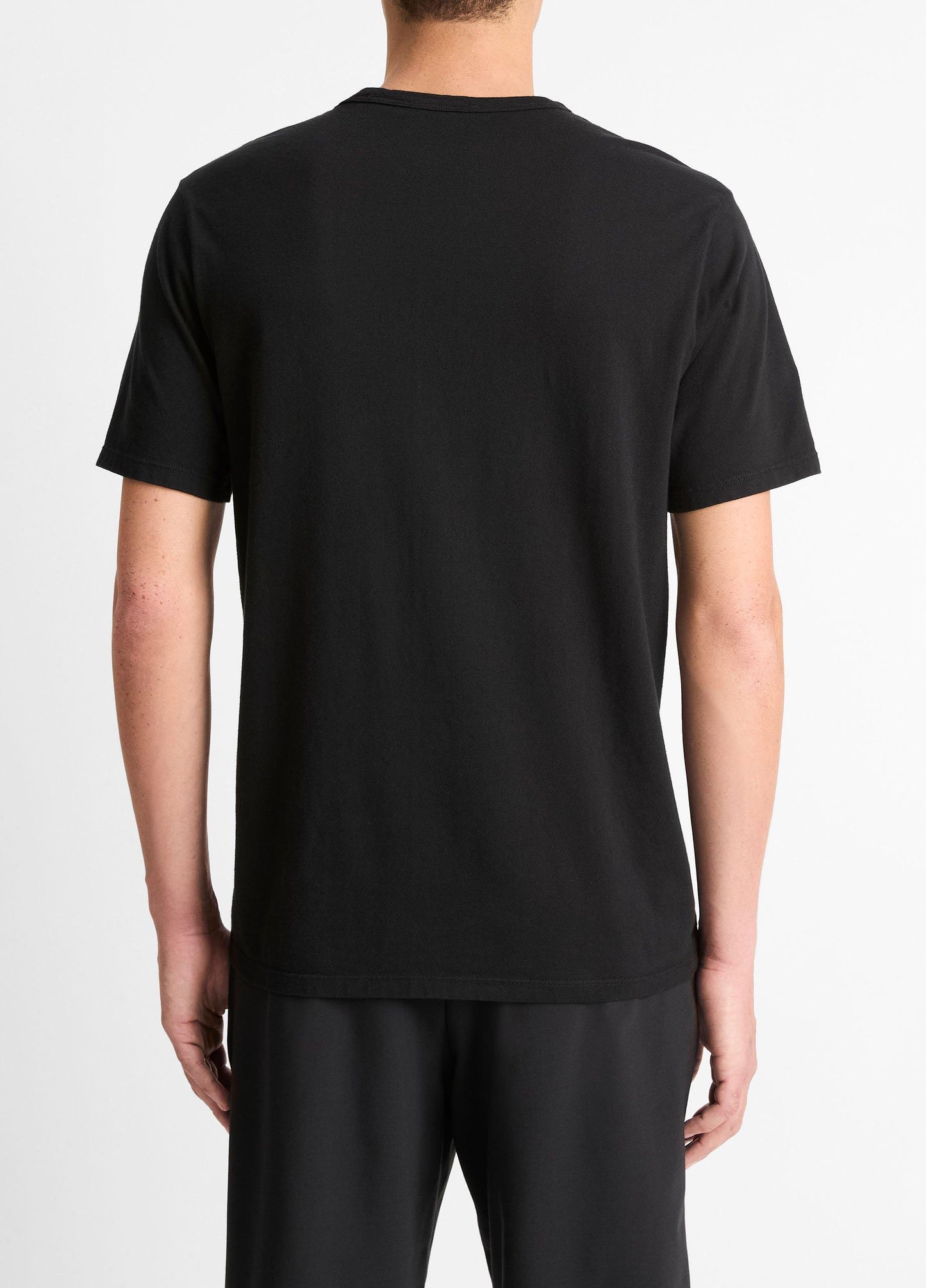 Vince Garment Dye Cotton T-Shirt - Short Sleeve