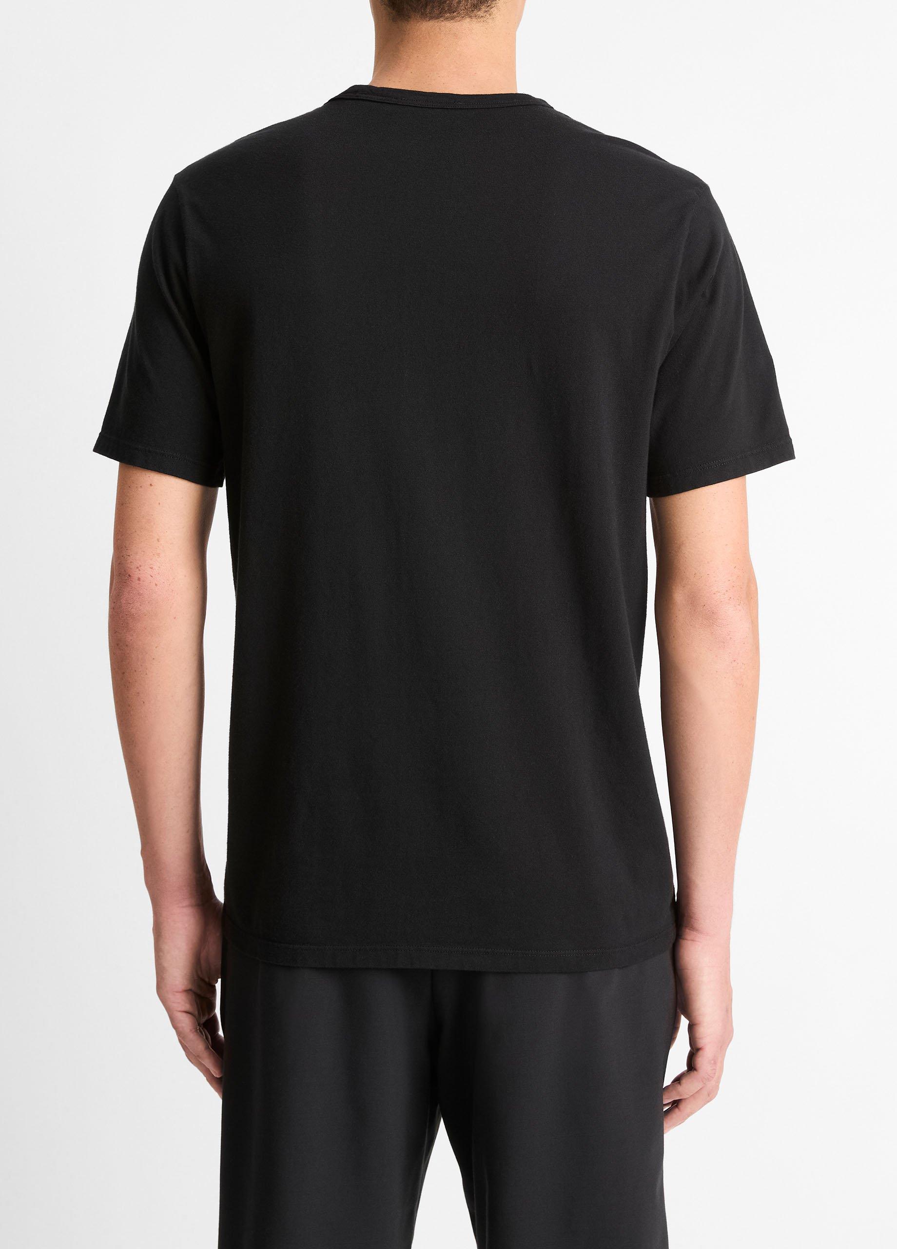 Vince Garment Dye Cotton T-Shirt - Short Sleeve