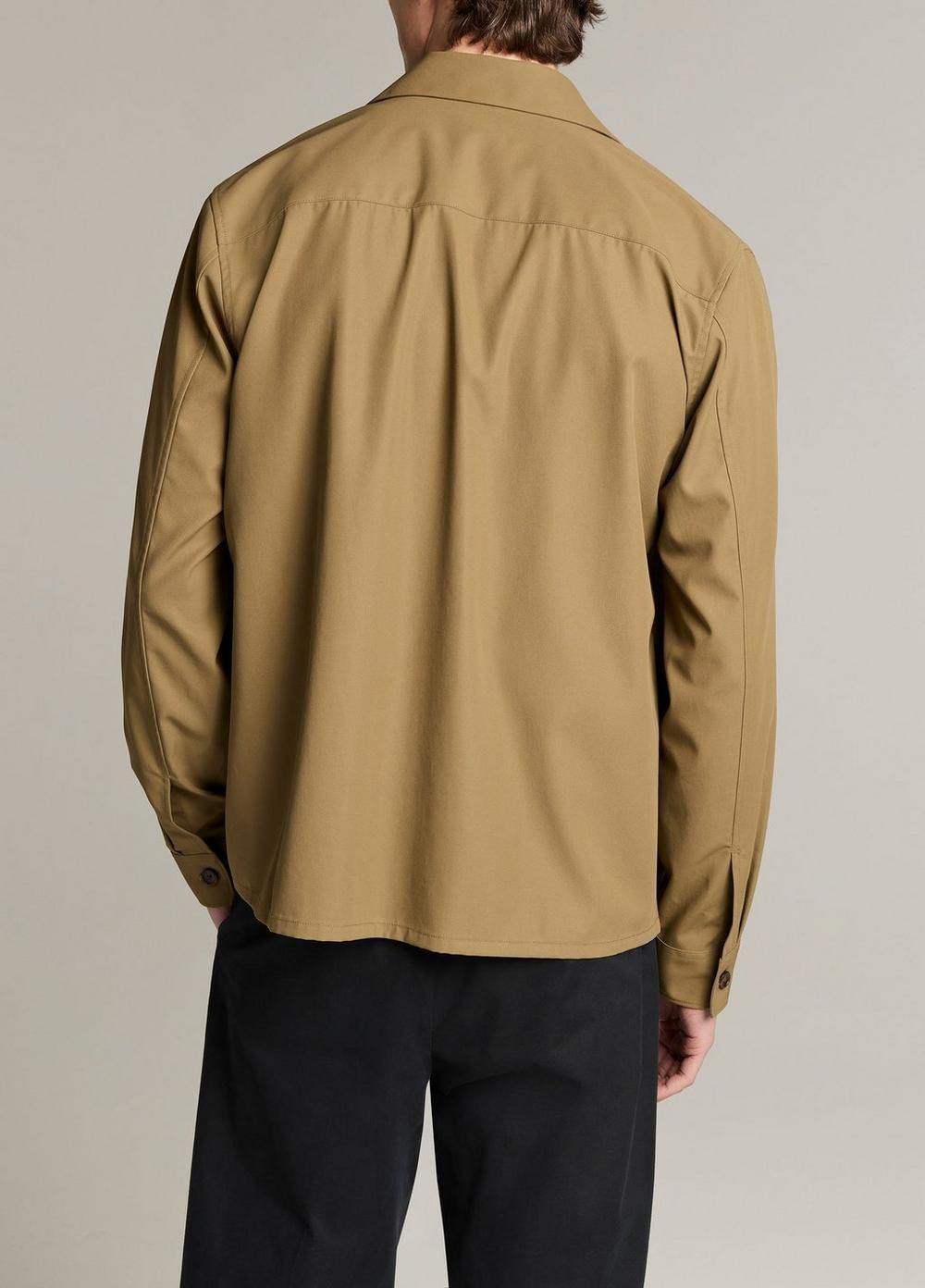 Vince Cotton Bluff-Pocket Overshirt - Jackets & Outerwear