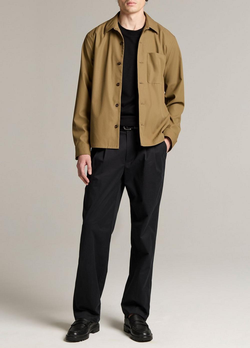 Vince Cotton Bluff-Pocket Overshirt - Jackets & Outerwear