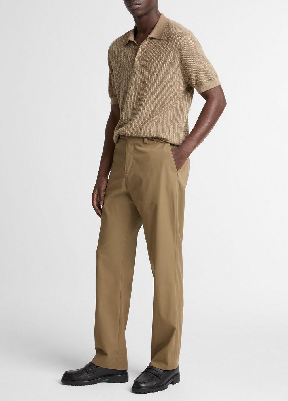 Vince Louie Relaxed Cotton Extended-Tab Trouser - Pants & Shorts