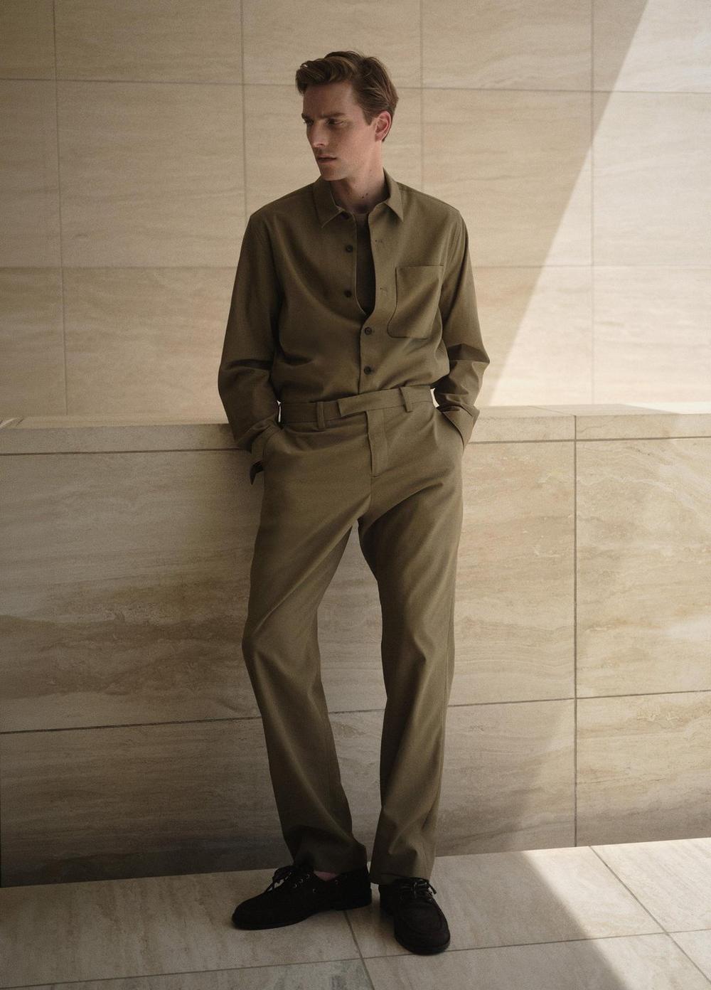 Vince Louie Relaxed Cotton Extended-Tab Trouser - Pants & Shorts