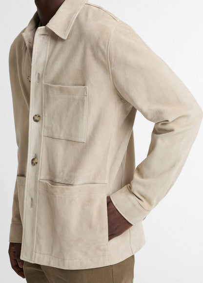 Vince Suede Utility Jacket - Jackets