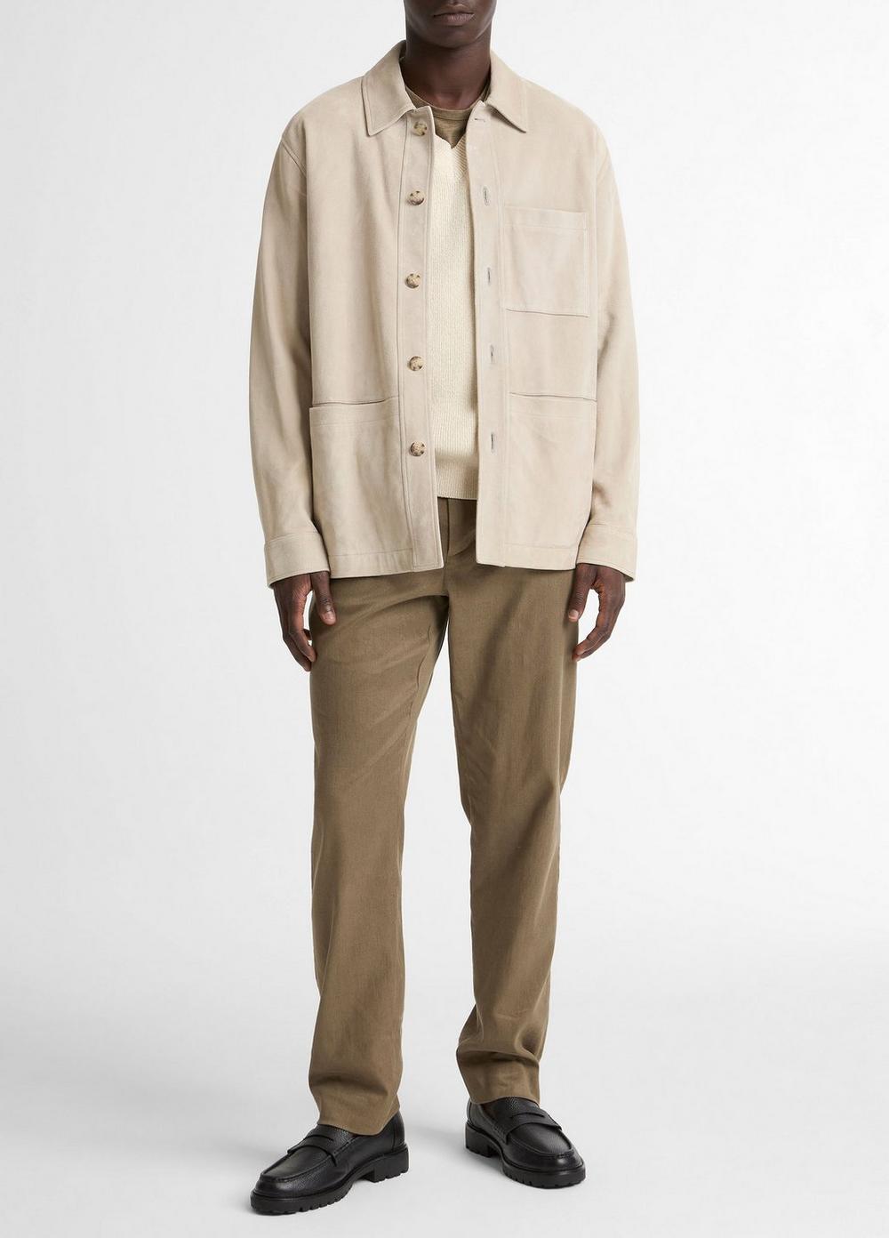 Vince Suede Utility Jacket - Jackets
