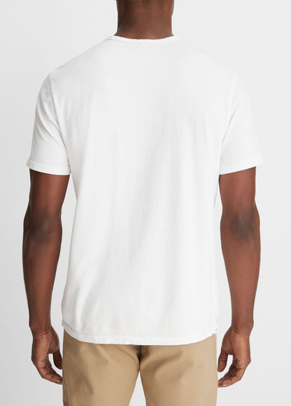 Vince Garment Dye Cotton T-Shirt - Short Sleeve