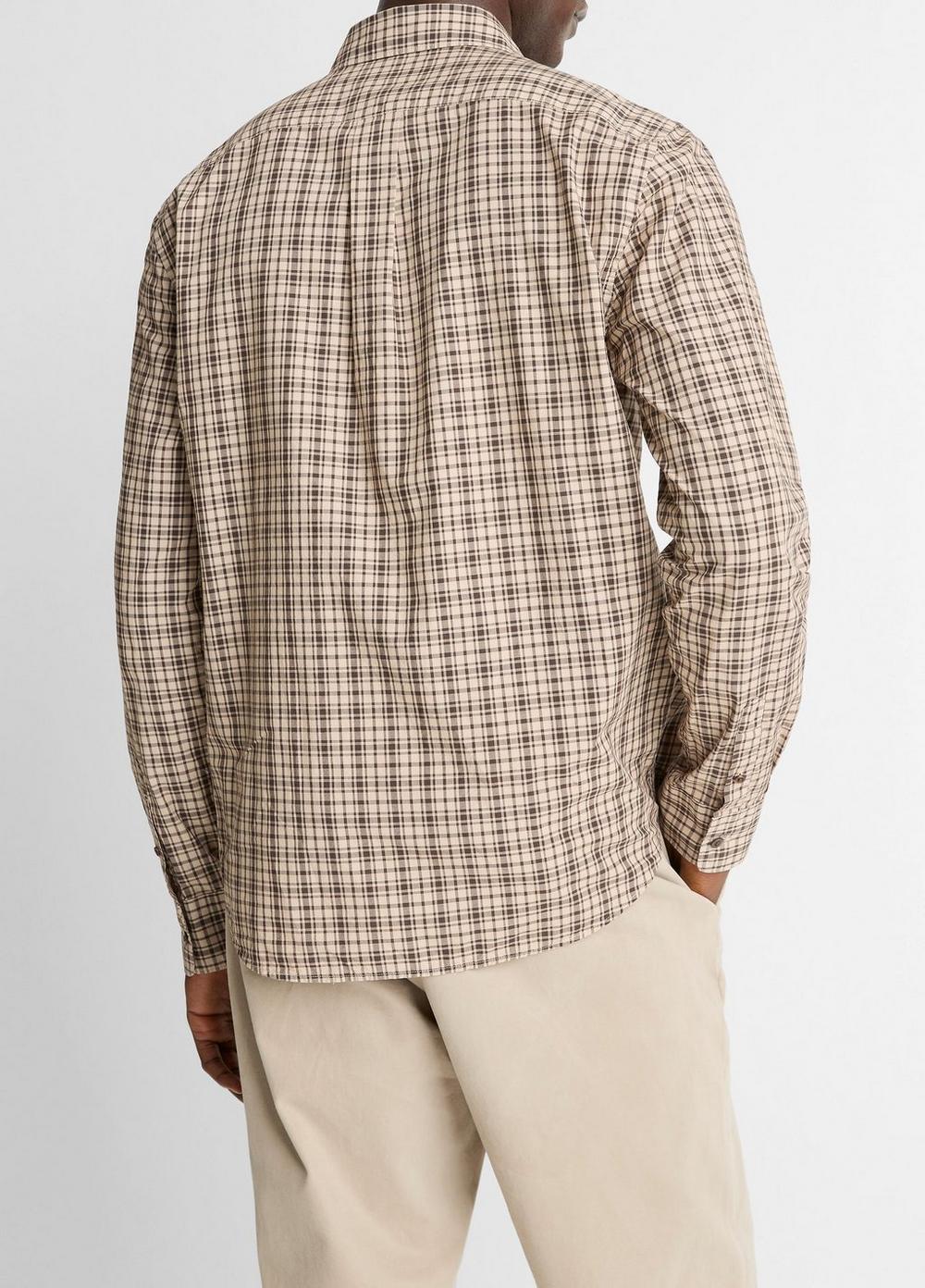 Vince Great Falls Plaid Cotton Button-Front Shirt - Final Sale