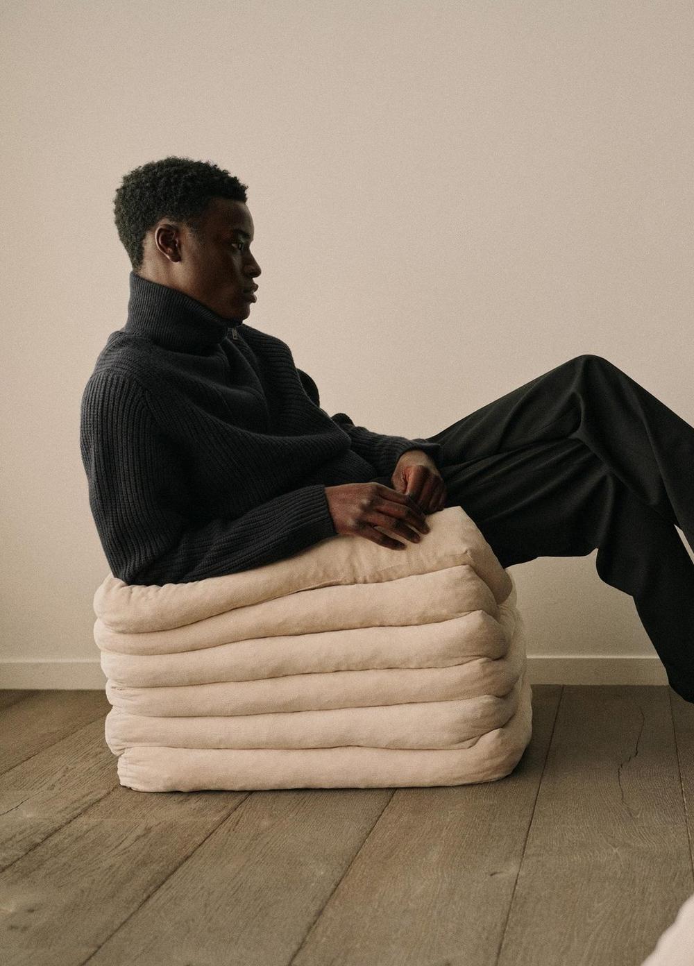 Vince Heirloom Shaker Wool-Cashmere Quarter-Zip Sweater - Sweaters