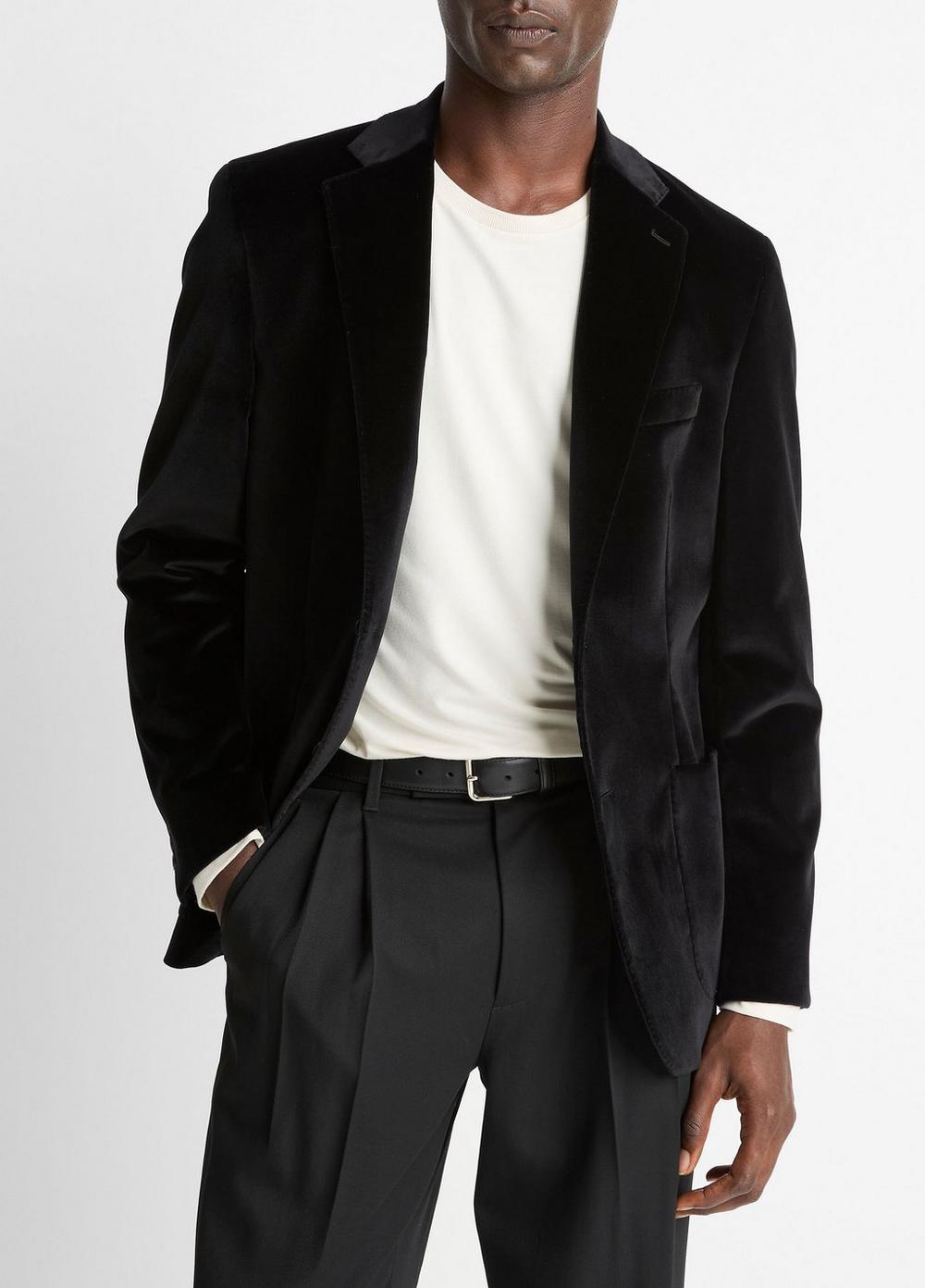 Vince Cotton Velvet Classic Sport Coat - Blazers