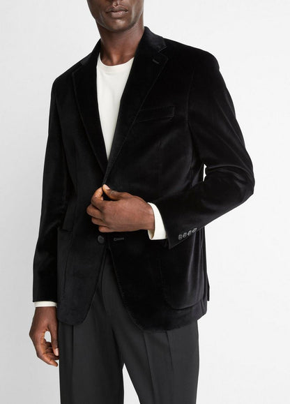 Vince Cotton Velvet Classic Sport Coat - Blazers