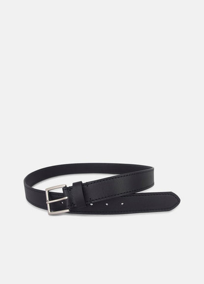 Vince Men's 35mm Stitched Leather Belt - Accessories