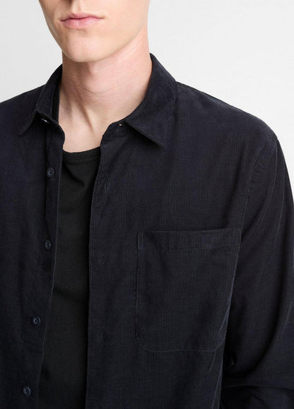 Vince Italian Cotton Corduroy Button-Front Shirt - Shirts