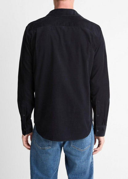 Vince Italian Cotton Corduroy Button-Front Shirt - Shirts