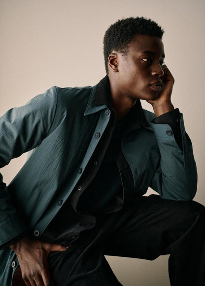 Vince Italian Cotton Corduroy Button-Front Shirt - Shirts