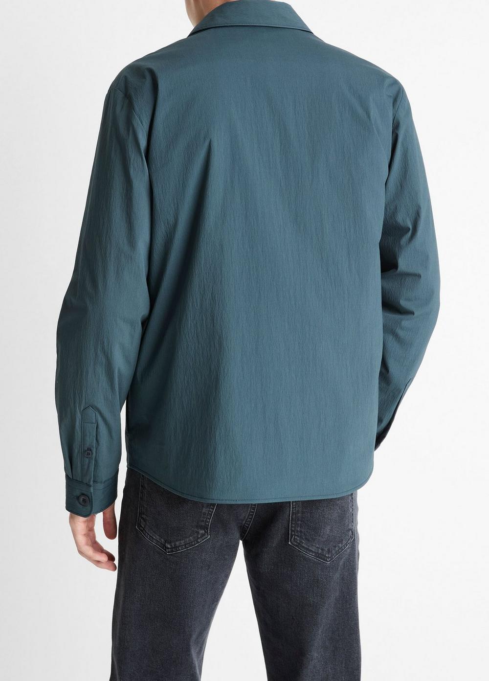 Vince Insulated Tech-Cotton Shirt Jacket - Jackets & Outerwear