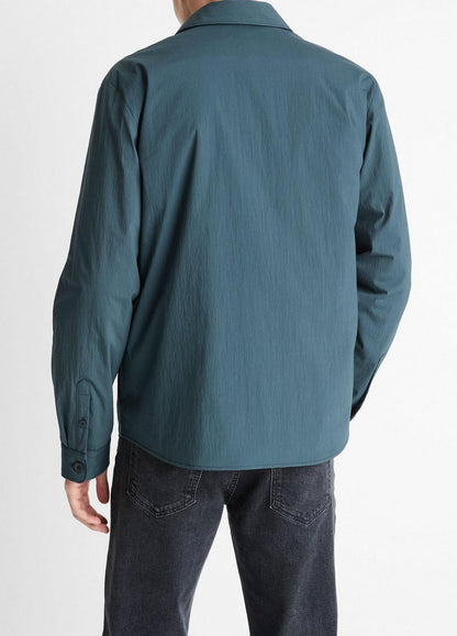 Vince Insulated Tech-Cotton Shirt Jacket - Jackets & Outerwear