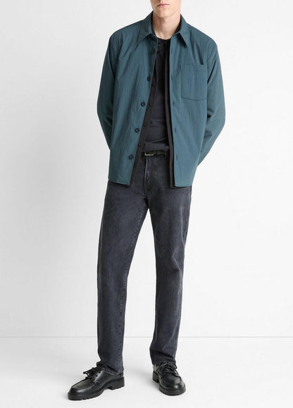 Vince Insulated Tech-Cotton Shirt Jacket - Jackets & Outerwear