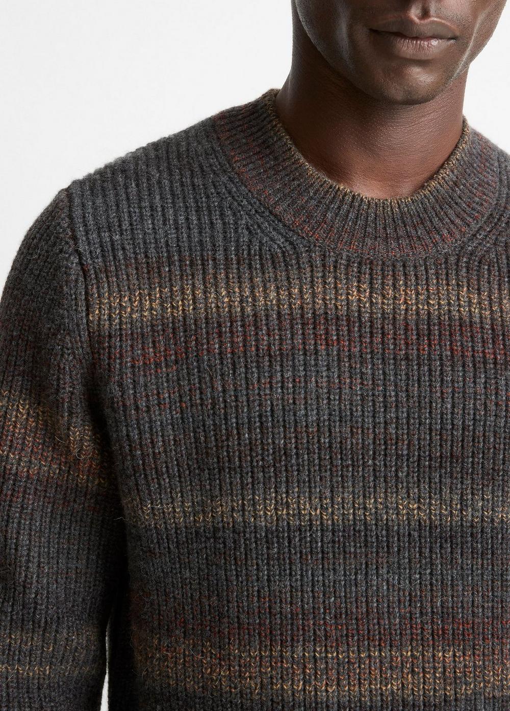 Vince Space-Dye Shaker Wool-Blend Sweater - Sweaters
