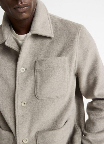 Vince Double-Knit Chore Jacket - Jackets & Outerwear