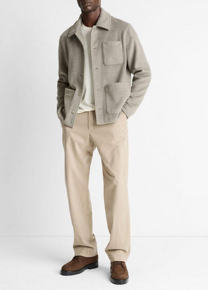 Vince Double-Knit Chore Jacket - Jackets & Outerwear