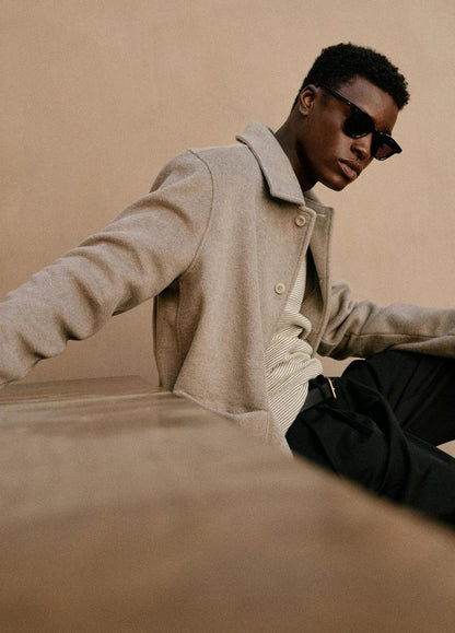 Vince Double-Knit Chore Jacket - Jackets & Outerwear