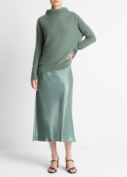 Vince Plush Cashmere Funnel-Neck Sweater - Sweaters