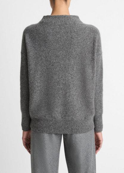 Vince Donegal Cashmere Funnel-Neck Sweater - Sweaters