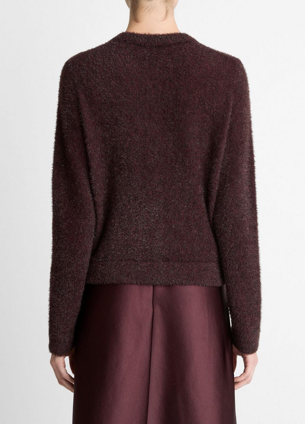 Vince Metallic Eyelash Cardigan - Sweaters
