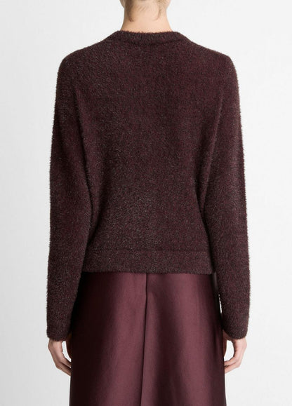 Vince Metallic Eyelash Cardigan - Sweaters