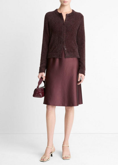 Vince Metallic Eyelash Cardigan - Sweaters