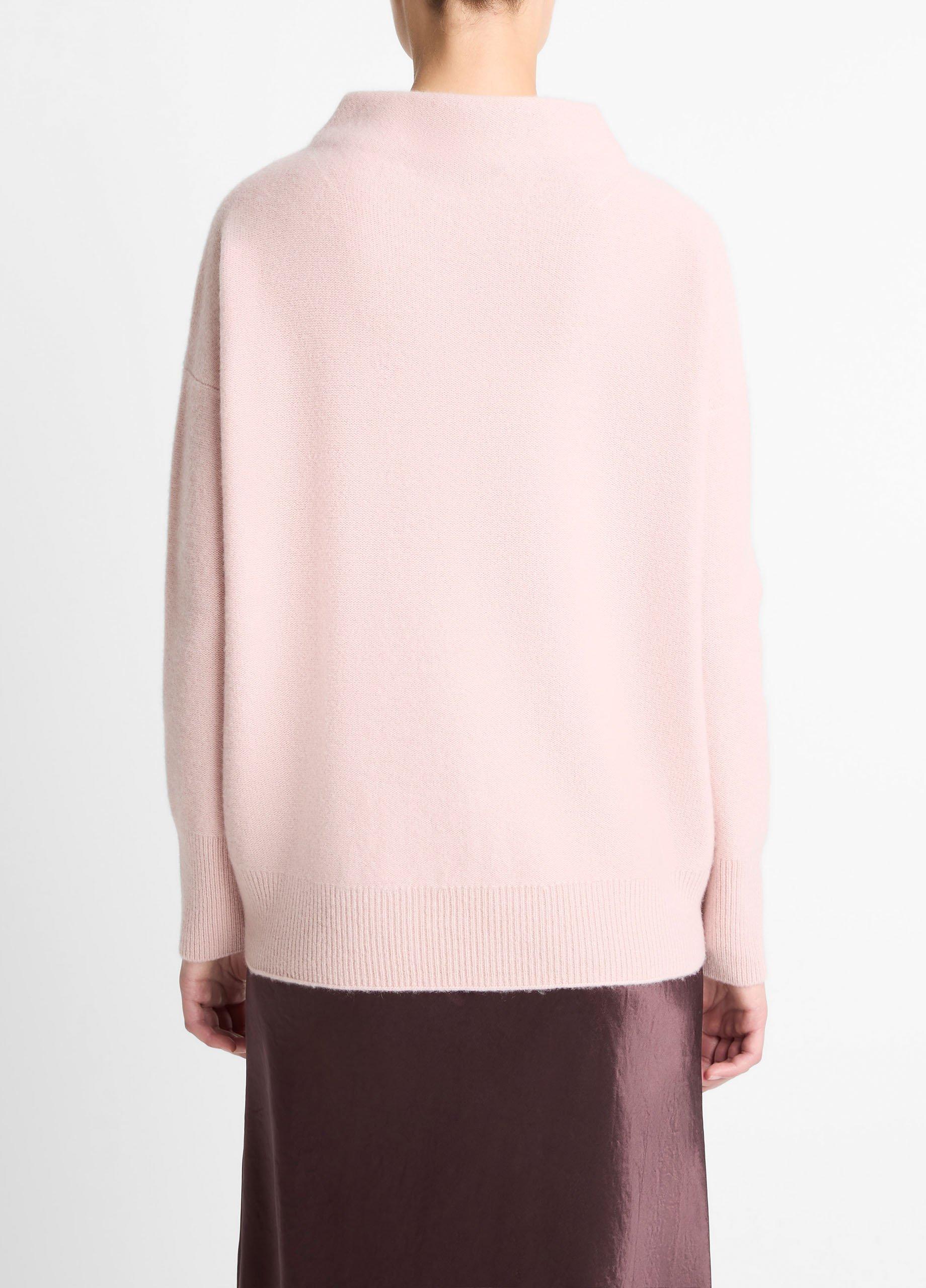 Vince Plush Cashmere Funnel-Neck Sweater - Sweaters