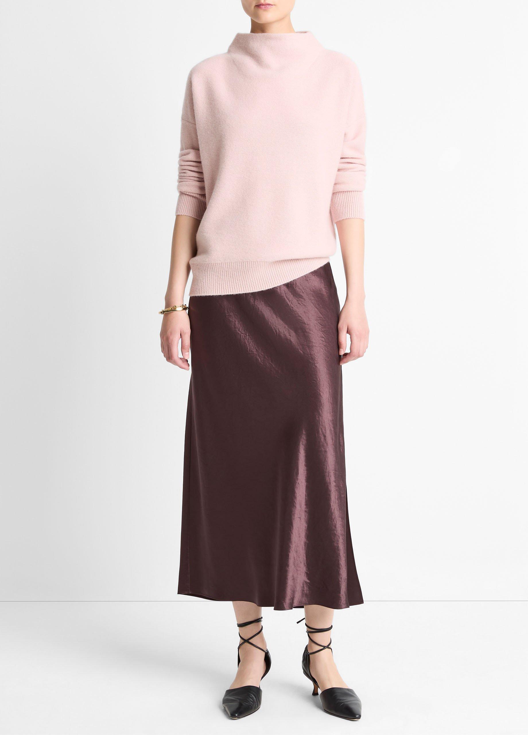 Vince Plush Cashmere Funnel-Neck Sweater - Sweaters