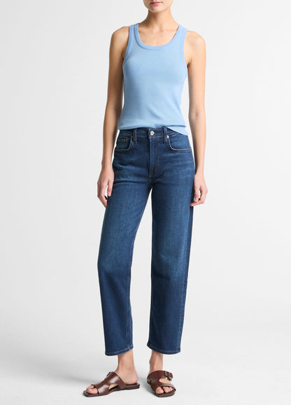 Vince Ribbed Scoop-Neck Tank - Shirts & Tees