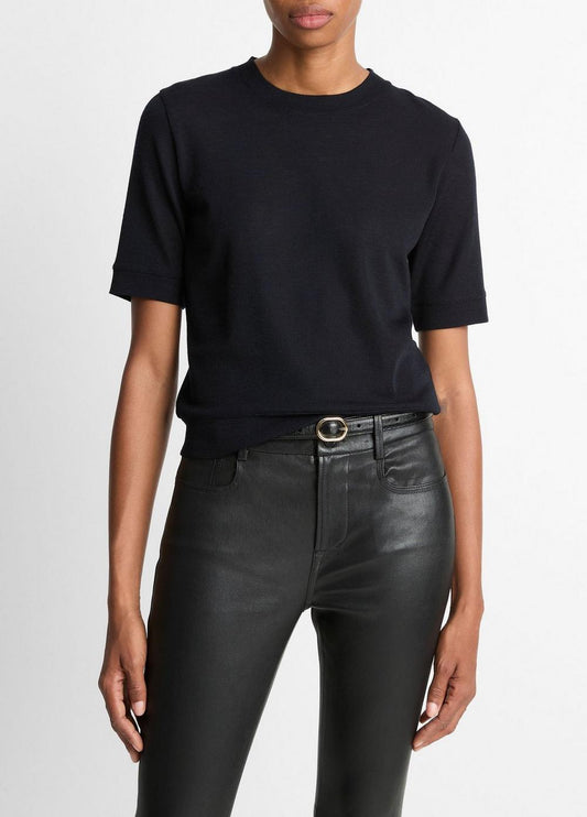 Vince Wool Shrunken T-Shirt - Women