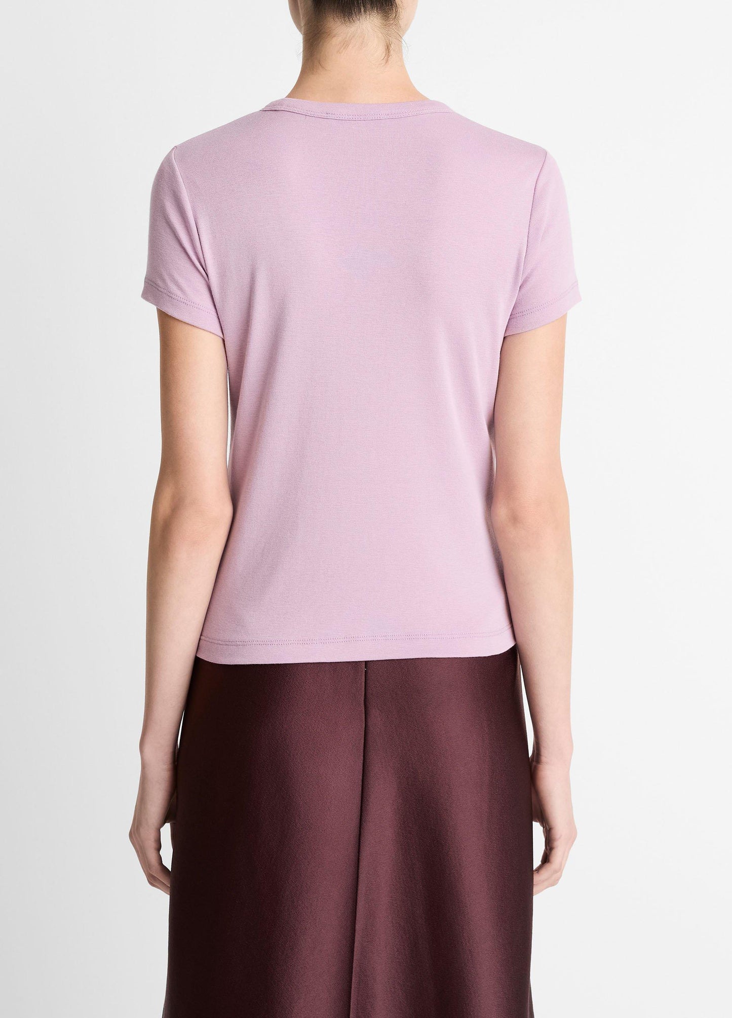 Vince Pima Cotton-Blend '90s Shrunken T-Shirt - Shirts & Tees