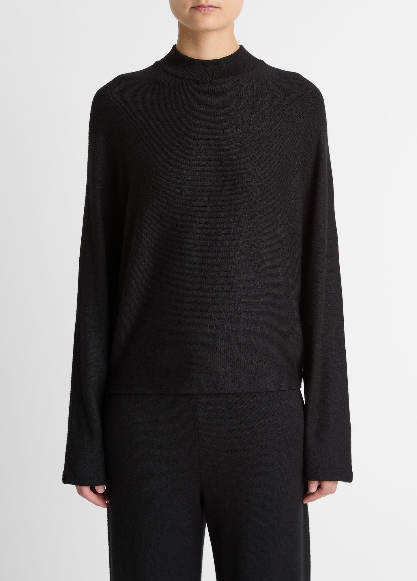 Vince Cozy Dolman-Sleeve Mock-Neck Top - Shirts & Tees