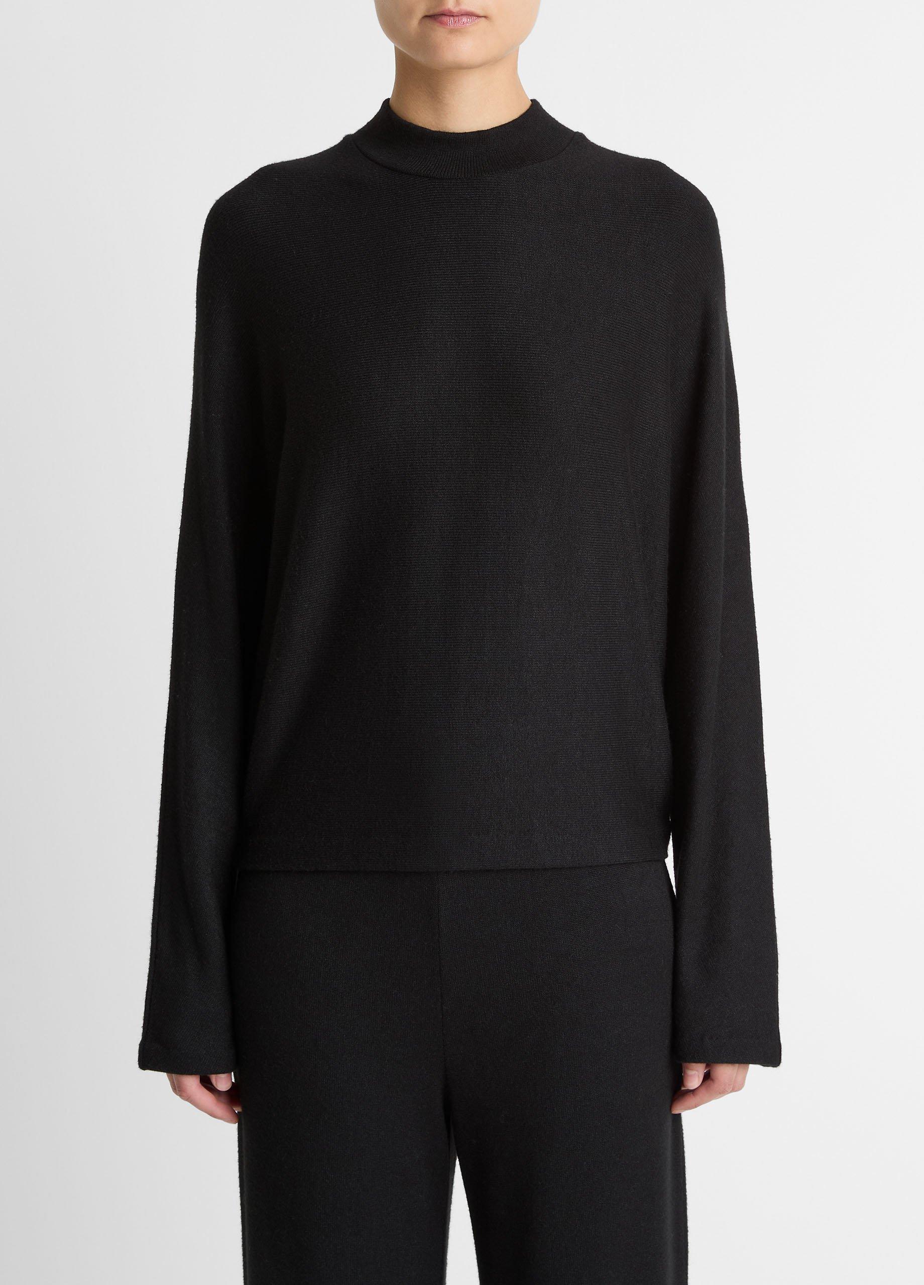 Vince Cozy Dolman-Sleeve Mock-Neck Top - Shirts & Tees
