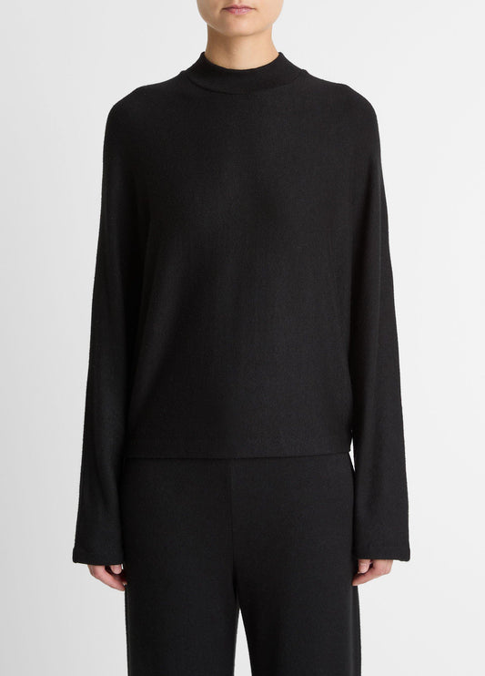 Vince Cozy Dolman-Sleeve Mock-Neck Top - Shirts & Tees