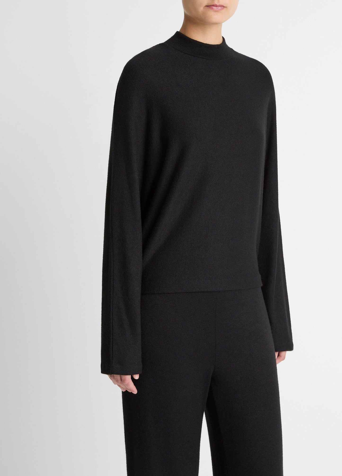 Vince Cozy Dolman-Sleeve Mock-Neck Top - Shirts & Tees