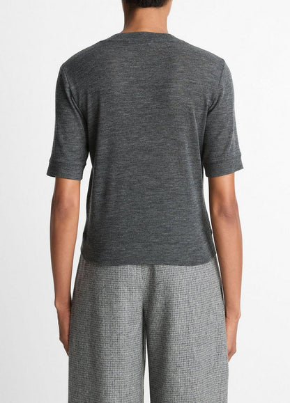Vince Wool Shrunken T-Shirt - Women